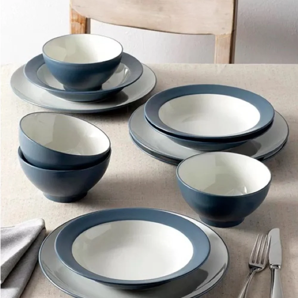 4 Noritake colorware collection plate for soup